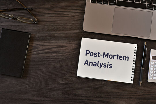 Post-Mortem Analysis Planning on Spiral Notebook &mdash; ideal for incident management and corporate blog posts