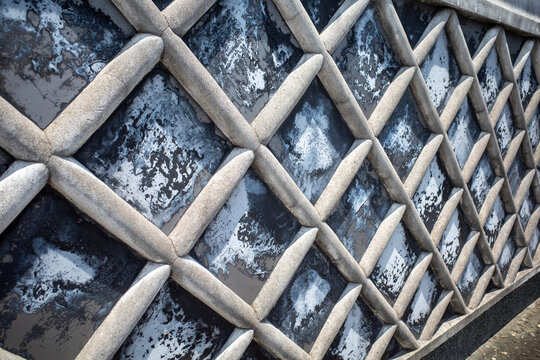 Historic Japanese Namako Wall Close Up