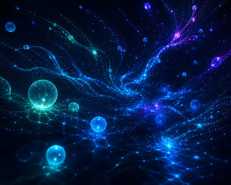neural network, AI, abstract, background, 3D,
tech, machine learning, electric, blue, digital,
data, nodes, connections, trending2026, premium