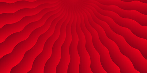 Vibrant abstract wave pattern in bold red gradient with dynamic flowing lines creating a striking modern visual effect for © Akel