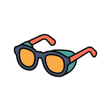 Radiology Lead Glasses Goggles Icon for Eye Safety