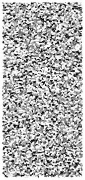 Abstract black and white geometric mosaic pattern background.　Vertical monochrome cellular structure texture, minimalist abstract wallpaper.