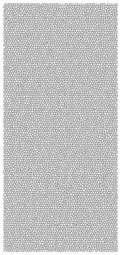 Abstract black and white geometric mosaic pattern background.  Modern black, gray, and white voronoi diagram polygonal background.