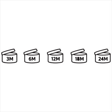 Subscription container sizes for monthly deliveries illustrated