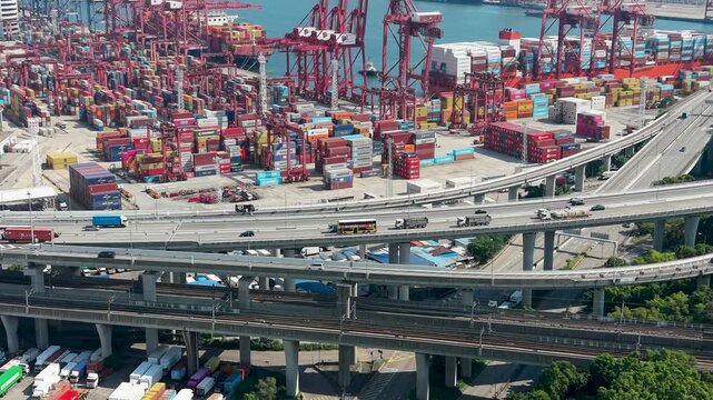 July 11 2026 Elevated highway traffic moves smoothly through New Territories.