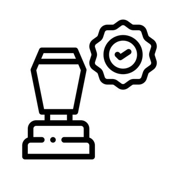 brandapproval line icon