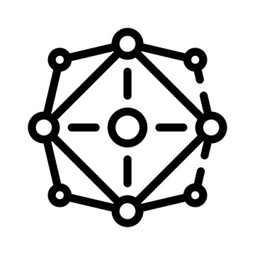 graphql line icon