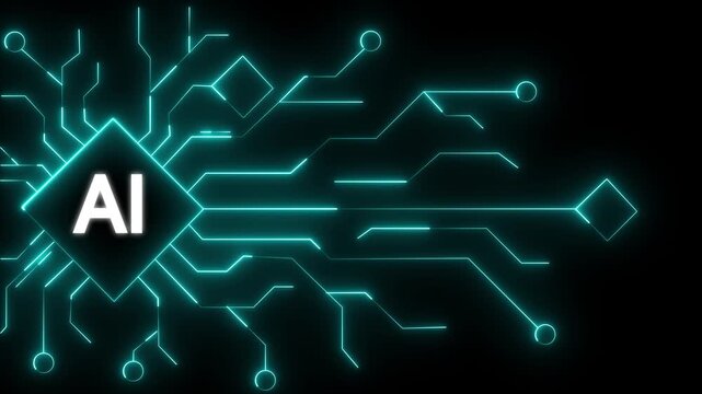 Abstract futuristic digital network with glowing neon connected by lines cyne lines. Abstract digital dot line particle data background connecting technology concept Motherboard circuit pattern..