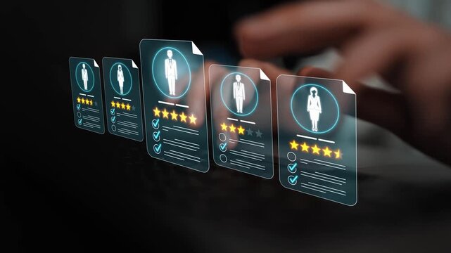 Digital Evaluation System for Job Applicants with Virtual Profiles and Star Ratings for Recruitment Process Improvement and Candidate Selection Sigmoid