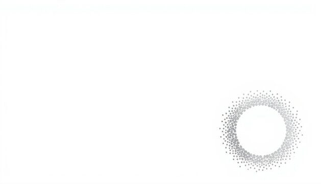 Circular particle ring abstract tech design element with circular particle abstract technology connection innovation background information computing telecommunication intelligence business