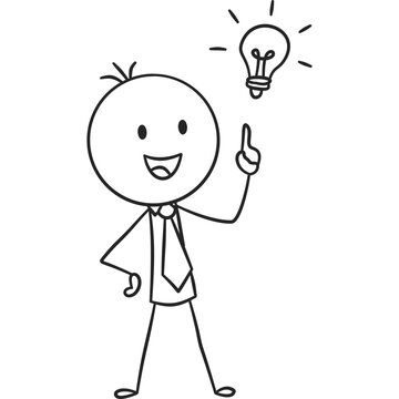 Business Idea Stickman