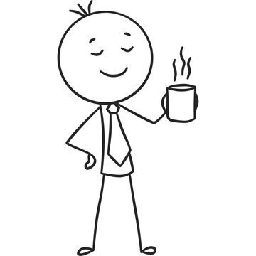 Coffee Break Stickman