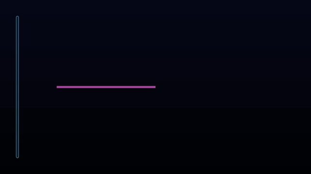 Digital cpu processor data processing animation with neon circuitry lines 4k microprocessor technology