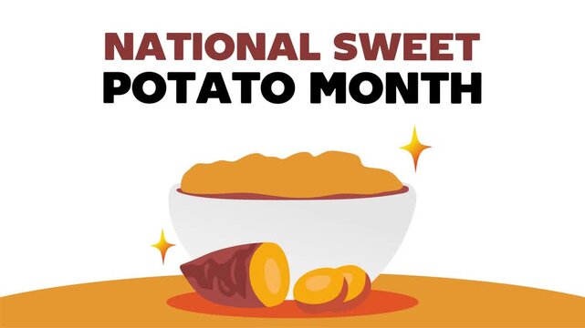 National Sweet Potato Month with delicious sweet potatoes