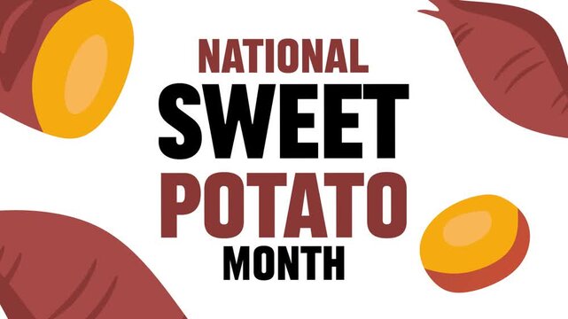 National Sweet Potato Month with delicious sweet potatoes