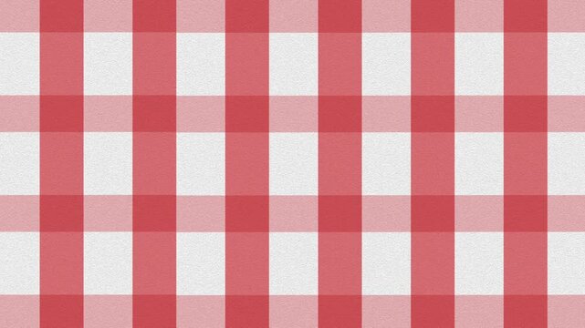 Pink and White Gingham Plaid Seamless Background Pattern Loop