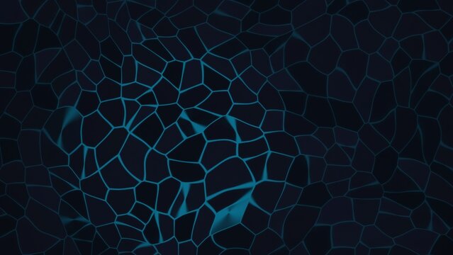 Dark abstract pattern with blue lines