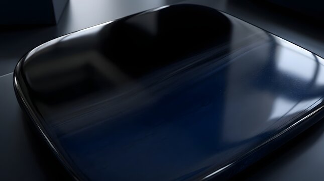 Obsidian Gradient Black Dark Blue Texture Background &ndash; Abstract Blurred Color Backdrop