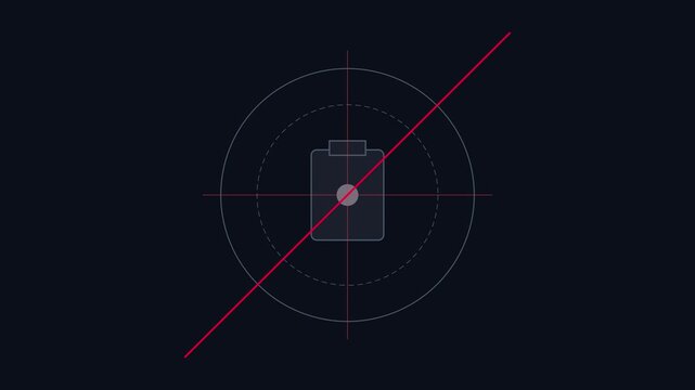 Digital clipboard target interface animation: precision data management and task tracking 4k