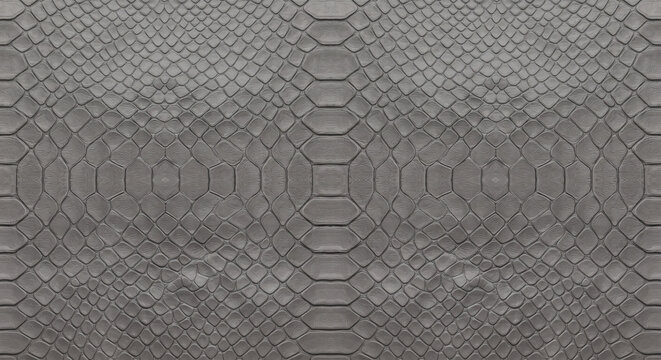 Minimalist neutral grey snake skin pattern texture