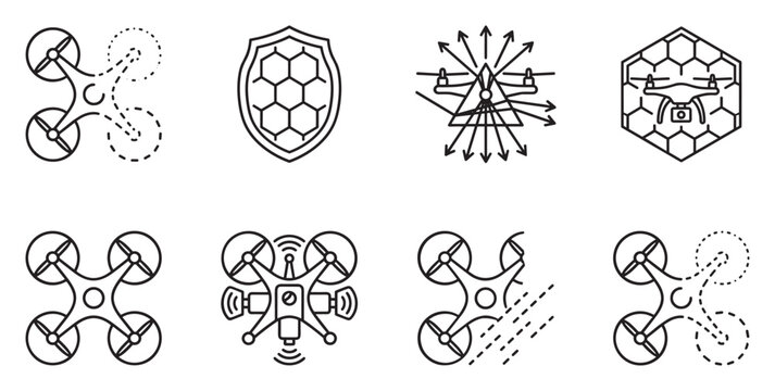Advanced drone cloaking systems visual representations for futuristic defense and espionage concepts.