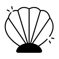 Modern design icon of seashell  © Rabiya
