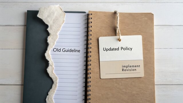Old Guideline Entwined with New Policy Update, Reflecting Changes in Documentation and Implementation Process