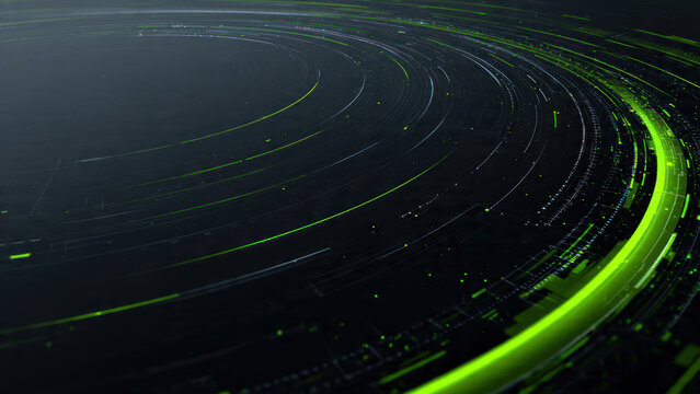 Abstract digital swirl