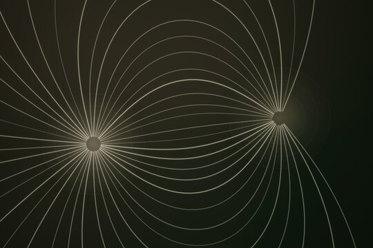 Abstract radial lines pattern on dark background