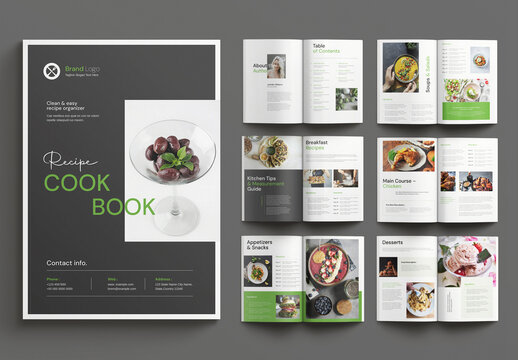 Cookbook Brochure Template