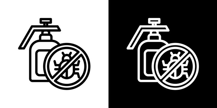 Pesticide Icon Set Multiple Style Collection