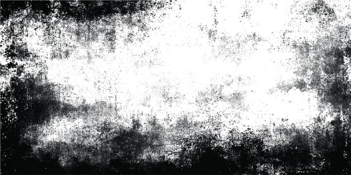 Abstract distressed background with grunge texture black and white frame effect and scratchy overlay.
