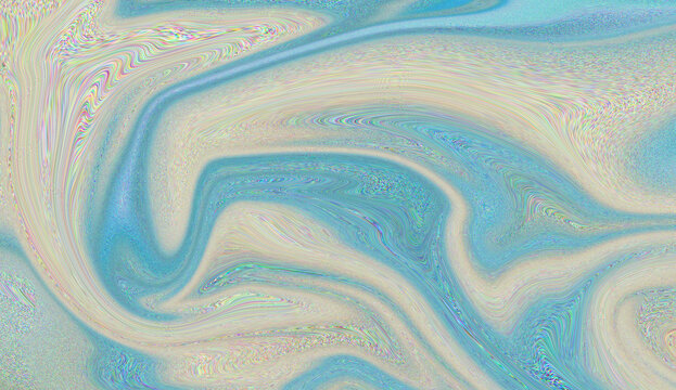 Serene blue and beige liquid art pattern with graceful swirls and organic movements perfect for creative design work