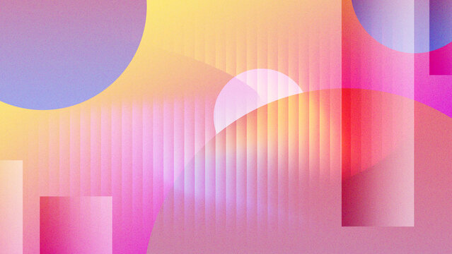 Vibrant Abstract Geometric Gradient Background