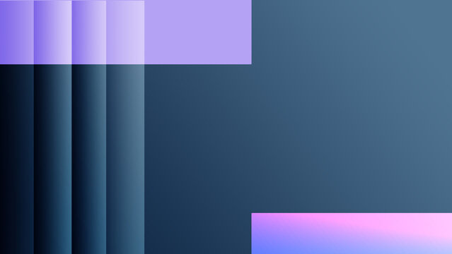 Geometric Abstract Purple and Blue Background Design