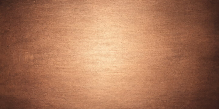 Textured Copper Metallic Background with Brushed Surface and Warm Vignette