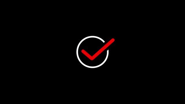 Check mark icon, positive symbol, tick mark icon
