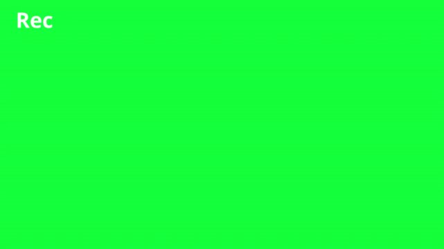 Recording REC Text Button Animation with Alpha Channel, Blinking Record Icon for Live Stream, Video Recording Indicator Overlay on Transparent Background in 4K