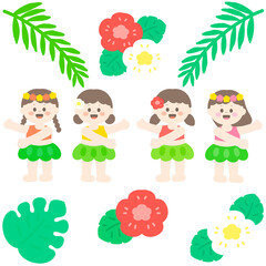 Hawaiian Hula Dancer Collection © DONGAH