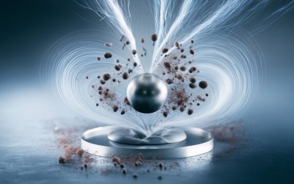 Experiment in Laboratory with Electrostatic Forces Revealing Magnetic Fields and Particle Behaviors