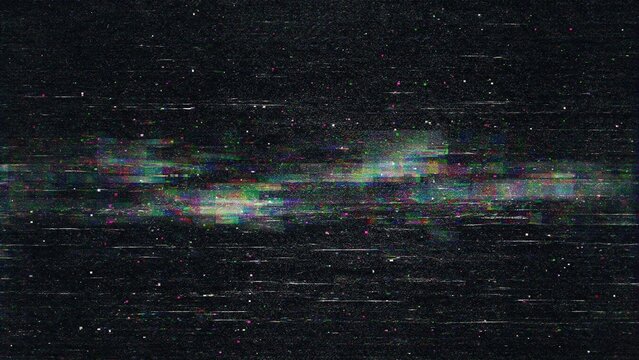 "Retro VHS glitch texture, analog distortion lines, RGB color separation, static noise, dark background, ultra detailed 4K digital art"
