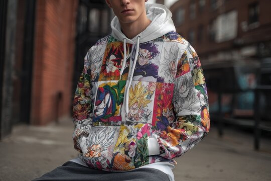 Dragon ball z hoodie vibrant anime streetwear for fans and collectors