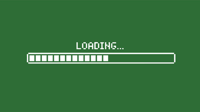 Loading icon vector progress bar for digital interface