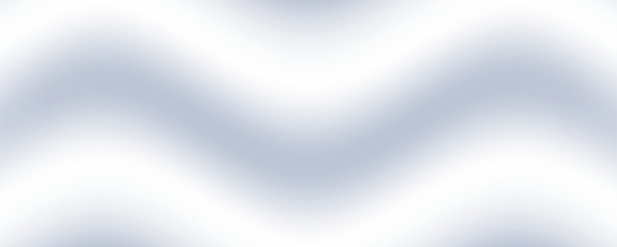 Smooth wavy grey gradient background. Gloss silver liquid satin wallpaper. Abstract silky pearly color texture for banner, presentation, flyer, graphic design. Vector soft blurred pearl backdrop