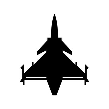 Jas 39 Gripen aircraft Icons Solid style, silhouettes of modern fighter jets, military aircraft, and aviation, ideal for defense, aerospace, transportation, and aviation designs.