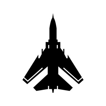 Mig 23 aircraft Icons Solid style, silhouettes of modern fighter jets, military aircraft, and aviation, ideal for defense, aerospace, transportation, and aviation designs.