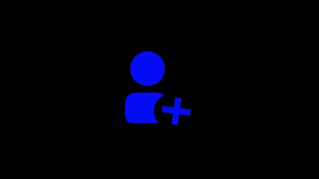 facebook add friend icon animation video