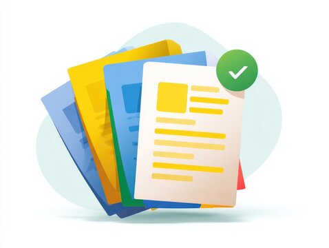 Documents approved with green checkmark
