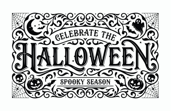 Halloween poster backraund Adobe Illustrator Artwork