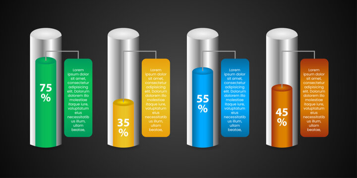 Bar or Low Third A design element for infographics	